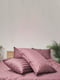 Комплект постельного белья Satin Stripe «Garnet» полуторный: пододеяльник: 143х210 см, наволочки: 2х50х70 см | 6571318 | фото 9