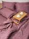 Комплект постельного белья Satin Stripe «Garnet» полуторный: пододеяльник: 143х210 см, наволочки: 2х50х70 см | 6571318 | фото 6