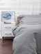 Комплект постельного белья Satin Stripe «Stripe Gray» полуторный: пододеяльник: 143х210, наволочки: 2х50х70 см | 6571326 | фото 4