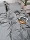 Комплект постельного белья Satin Stripe «Stripe Gray» полуторный: пододеяльник: 143х210, наволочки: 2х50х70 см | 6571326 | фото 5
