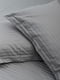 Комплект постельного белья Satin Stripe «Stripe Gray» полуторный: пододеяльник: 143х210, наволочки: 2х50х70 см | 6571326 | фото 8