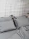 Комплект постельного белья Satin Stripe «Stripe Gray» полуторный: пододеяльник: 143х210 см, наволочки: 2х70х70 см | 6571327 | фото 7