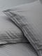 Комплект постельного белья Satin Stripe «Stripe Gray» полуторный: пододеяльник: 143х210 см, наволочки: 2х70х70 см | 6571327 | фото 8