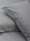 Комплект постельного белья Satin Stripe «Stripe Gray» полуторный: пододеяльник: 143х210, наволочки: 4х50х70 см | 6571328 | фото 8