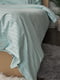 Комплект постельного белья Satin Stripe «Stripe Mint» полуторный: пододеяльник: 143х210, наволочки: 2х50х70 см | 6571334 | фото 3