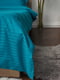 Комплект постільної білизни Satin Stripe «Turkish Blue» полуторний: підковдра: 143х210, наволочки: 2х50х70 см | 6571338 | фото 3