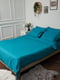 Комплект постельного белья Satin Stripe «Turkish Blue» полуторный: пододеяльник: 143х210 см, наволочки: 2х70х70 см | 6571339 | фото 2