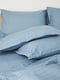 Комплект постельного белья Satin Stripe «Ultramarine» полуторный: пододеяльник: 143х210, наволочки: 4х70х70 см | 6571345 | фото 4