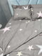 Комплект постельного белья Бязь Gold Люкс «Gray Stars» двуспальный: пододеяльник: 175х210 см, наволочки: 4х50х70 см | 6572052 | фото 6