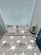 Комплект постельного белья Бязь Gold Люкс «Gray Stars» детский: пододеяльник (110х140 см), наволочки (2х40х60 см) | 6572054 | фото 2