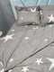 Комплект постельного белья Бязь Gold Люкс «Gray Stars» семейный: (160х220х2 см), наволочки (4х50х70 см) | 6572069 | фото 6