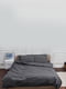 Комплект постельного белья Бязь Gold Люкс «Gray Stripe&Black» двуспальный: пододеяльник (175х210 см), наволочки (4х70х70 см) | 6572078 | фото 6