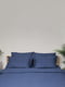 Комплект постельного белья Satin Stripe «Delfi Blue» двуспальный: пододеяльник: 175х210, наволочки: 2х50х70 см | 6572775 | фото 2