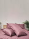 Комплект постільної білизни Satin Stripe "Garnet" King Size 220x240, наволочки: 2х50х70 см | 6572791 | фото 9