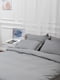 Комплект постельного белья Satin Stripe «Stripe Gray» King Size 220x240 см, наволочки: 4х50х70 см | 6572833 | фото 2