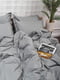 Комплект постельного белья Satin Stripe «Stripe Gray» King Size 220x240 см, наволочки: 4х50х70 см | 6572833 | фото 5