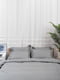 Комплект постільної білизни Satin Stripe "Stripe Gray" King Size 220x240 см, наволочки: 4х70х70 см | 6572834 | фото 3