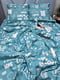 Комплект постільної білизни Мікросатин Premium Love Aqua полуторний: підковдра: 143х210 см, наволочки: 4х50х70 см | 6573021 | фото 5