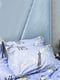 Комплект постільної білизни Мікросатин Premium «Sapphire» двоспальний: підковдра: 175х210 см, наволочки: 4х50х70 см | 6573112 | фото 9
