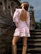Платье мини розового цвета с открытой спиной | 6576218 | фото 2