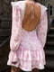 Платье мини розового цвета с открытой спиной | 6576218 | фото 5