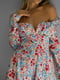 Платье мини корсетное розово-голубого цвета | 6576233 | фото 4