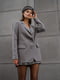 Жакет серого цвета с декоративным карманом | 6576293 | фото 4