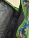 Ранец ортопедический зеленого цвета с принтом | 6576378 | фото 4