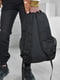 Рюкзак черного цвета с принтом | 6576434 | фото 3
