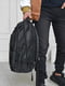 Рюкзак черного цвета с принтом | 6576435 | фото 2