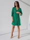 Платье-жакет зеленое | 6416982 | фото 2