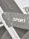 Шлепанцы серого цвета с надписью “Sport “ | 6497859 | фото 6
