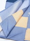 Комплект постельного белья синего цвета евро | 6576457 | фото 3