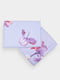 Комплект постільної білизни бузкового кольору з квітковим принтом двоспальний | 6576462 | фото 2