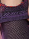 Шкарпетки-сітка фіолетово-чорні з візерунком | 6576564 | фото 3