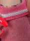 Носки-сетка розово-черные с цветочным узором | 6576565 | фото 3
