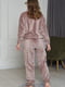 Пижама плюш розового цвета | 6576841 | фото 3