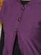 Кофта фиолетового цвета с накладными карманами | 6577037 | фото 4