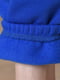 Спортивные штаны на флисе синего цвета | 6577148 | фото 4