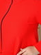 Свободная туника красного цвета с ассиметричным низом | 6577200 | фото 4