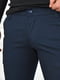 Зауженные брюки темно-синего цвета | 6577235 | фото 4
