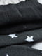 Колготы махровые черно-серые с рисунком “звезды” | 6577304 | фото 3
