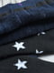 Колготи махрові синьо-чорні з малюнком "зірки" | 6577305 | фото 3