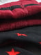 Колготы махровые бордово-черные с рисунком | 6577310 | фото 3