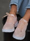 Кросівки рожевого кольору на шнурівці | 6577327 | фото 2