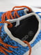 Текстильні кросівки блакитного кольору на шнурівці | 6577328 | фото 4