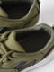 Кросівки кольору хакі з чорними вставками | 6577364 | фото 4