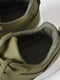 Кросівки кольору хакі на шнурівці | 6577367 | фото 4