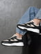Кросівки чорно-бежевого кольору на шнурівці | 6577369 | фото 2