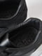 Кроссовки черного цвета на шнуровке | 6577374 | фото 4